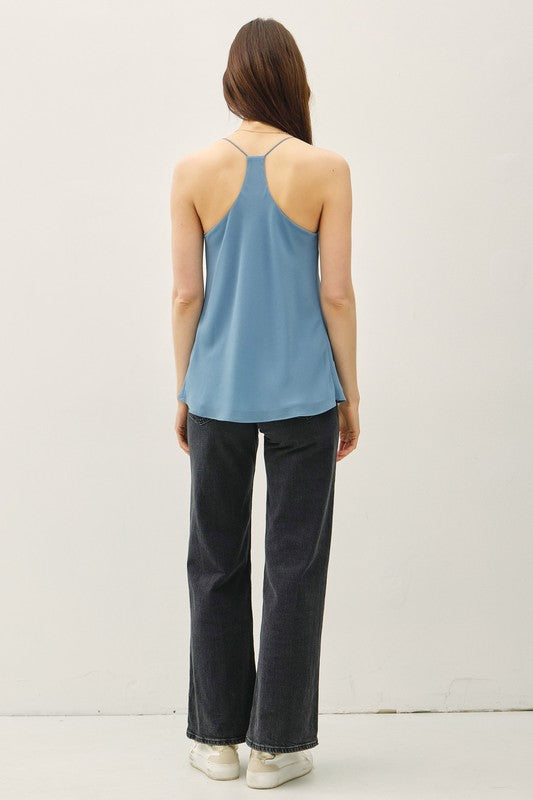 Slate Racer Back Camisole