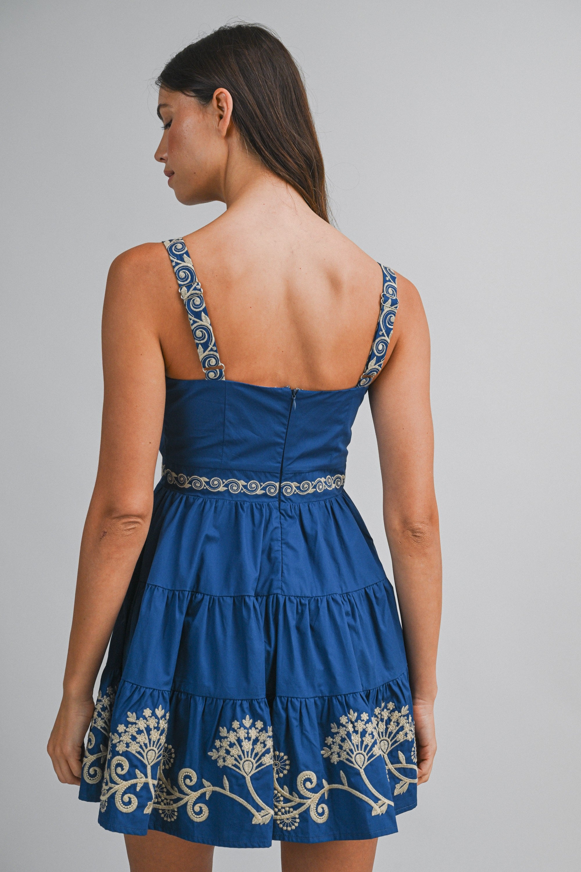 The Santorini Bloom Dress