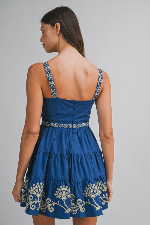 The Santorini Bloom Dress