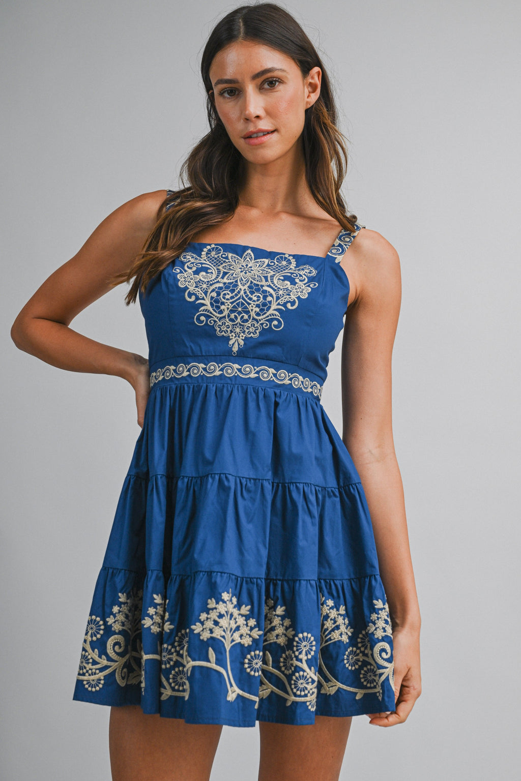 The Santorini Bloom Dress