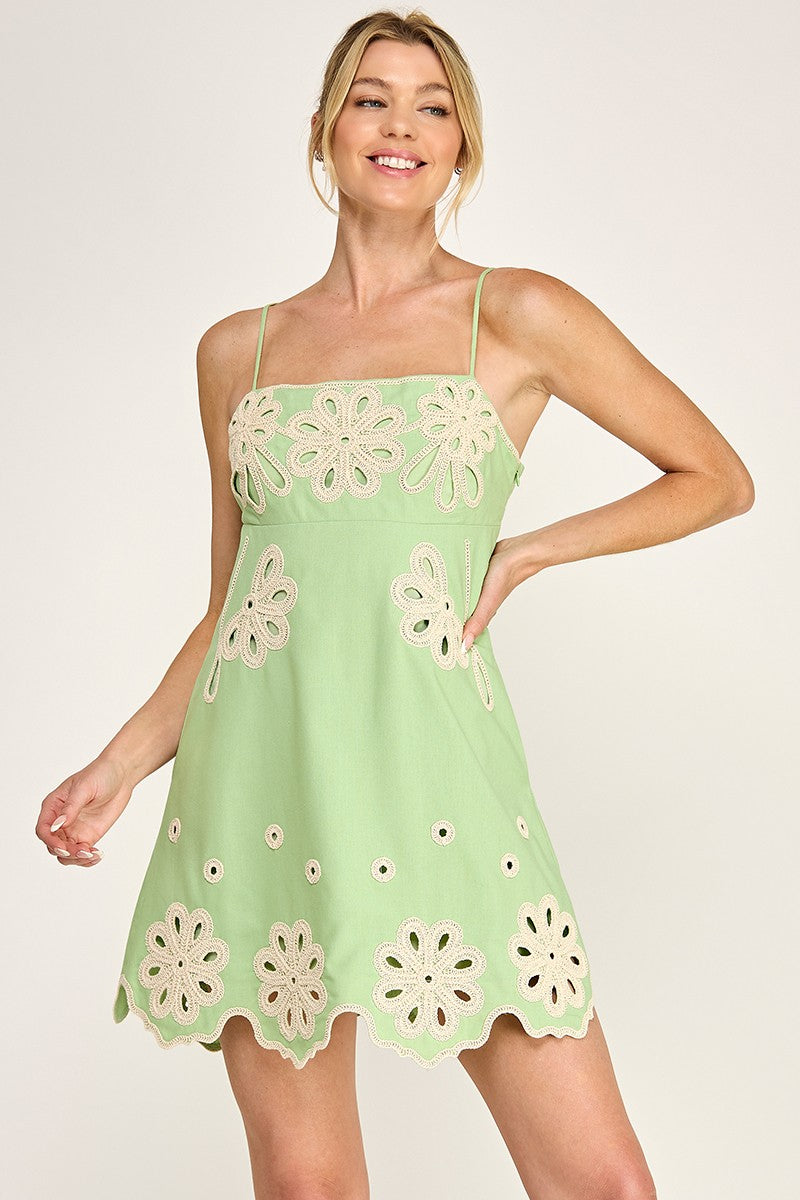 Pistachio Petal Dress