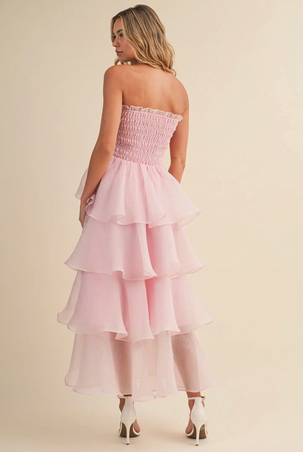 Blush and Bloom Midi Dress