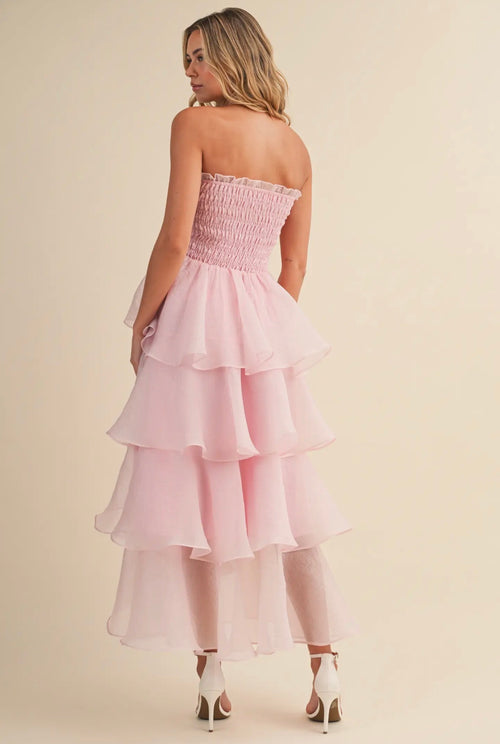 Blush and Bloom Midi Dress
