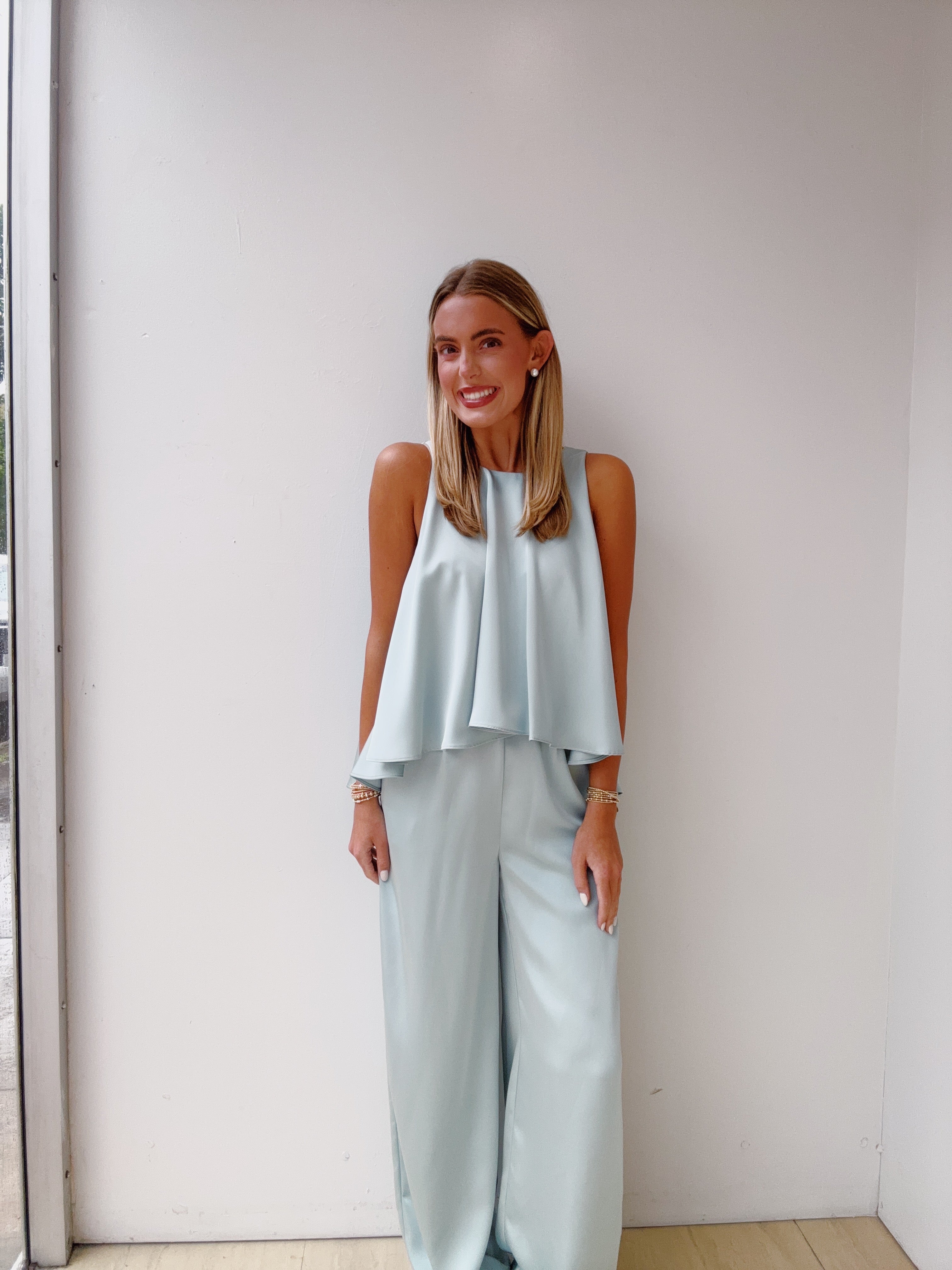 Powder Blue Poise Jumpsuit