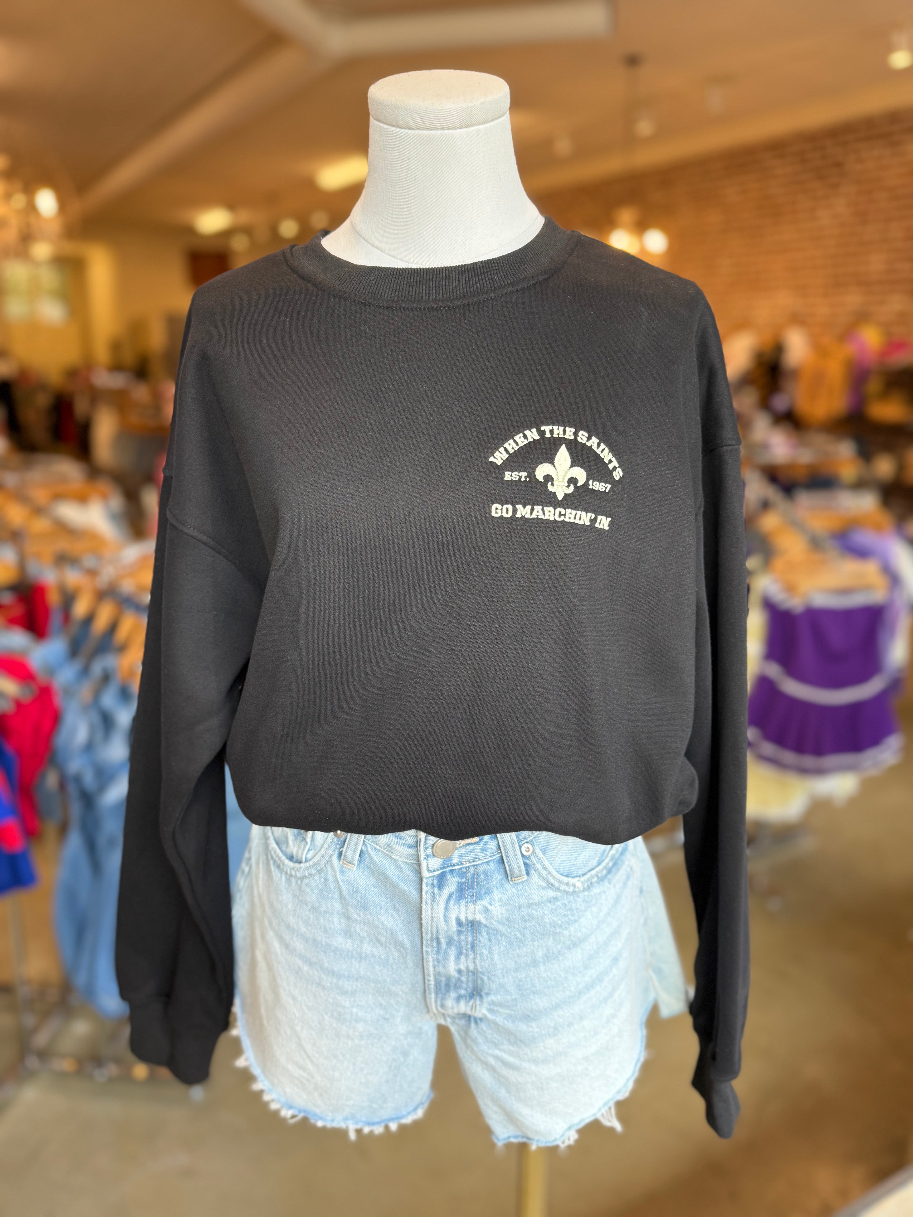 “When the Saints Go Marchin’ In” Crewneck