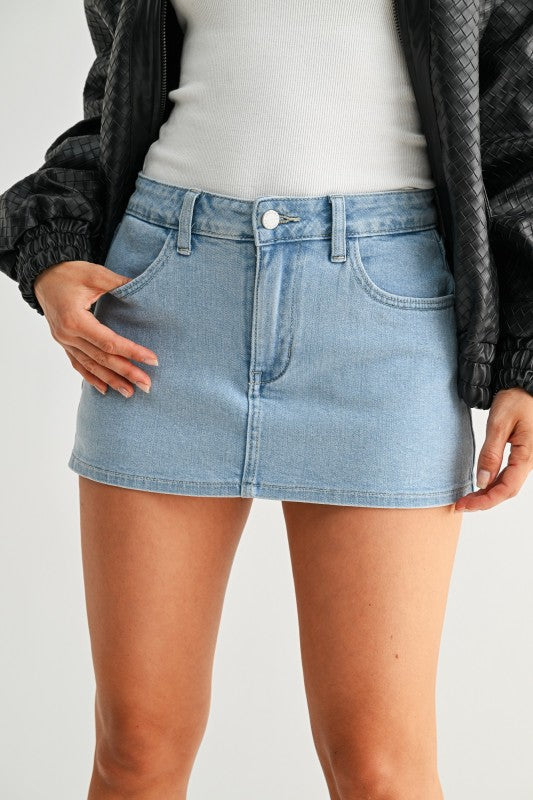 Super Light Denim Skort