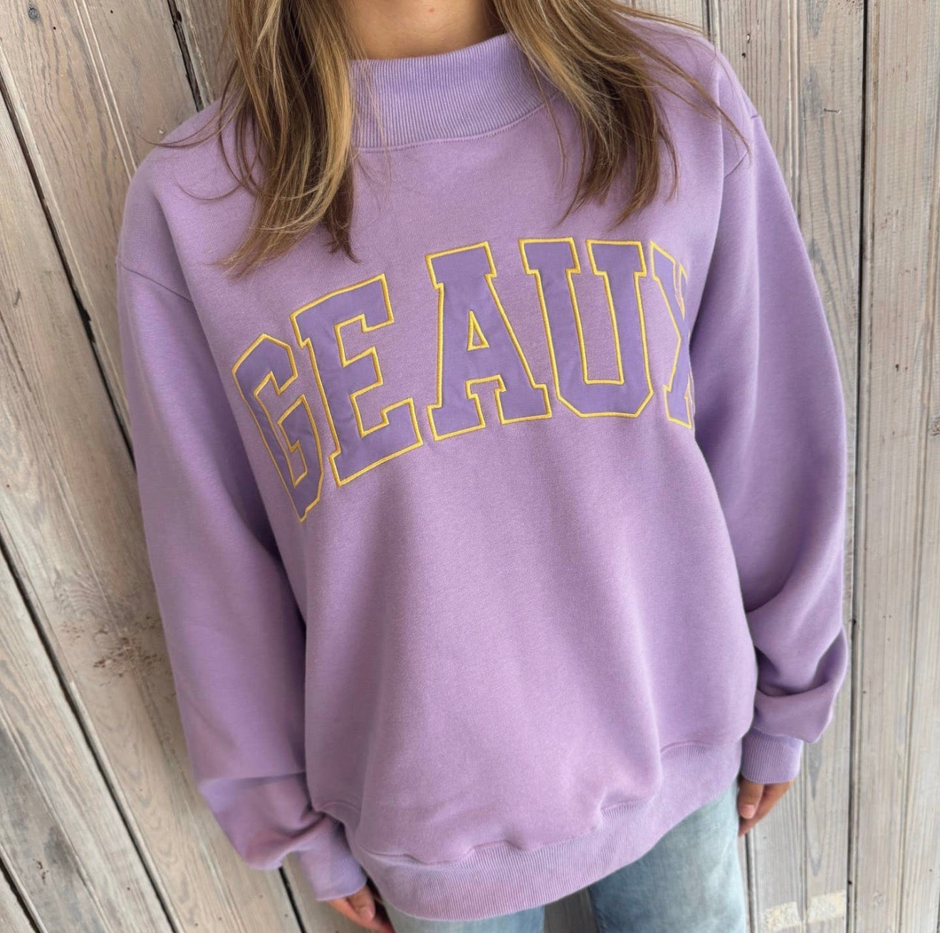 Geaux Varsity Mockneck Sweatshirt