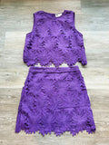 Violet Bloom Top