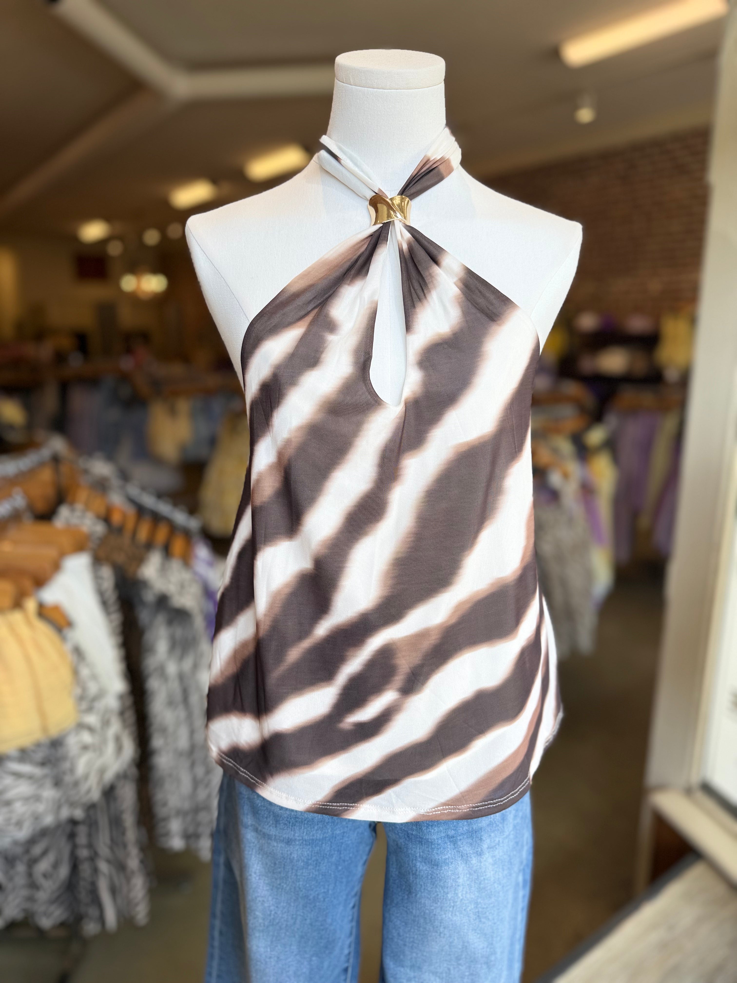 Mocha Muse Halter Top