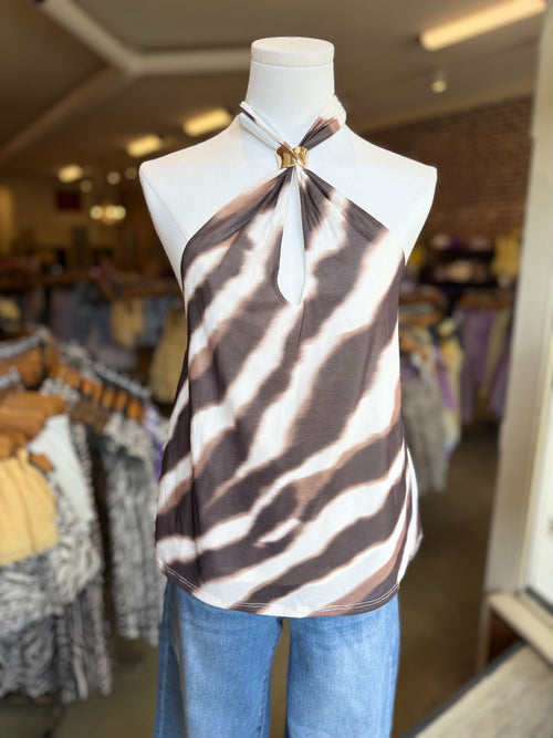 Mocha Muse Halter Top