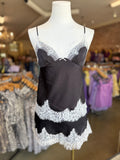 Black and White Lace Skirt