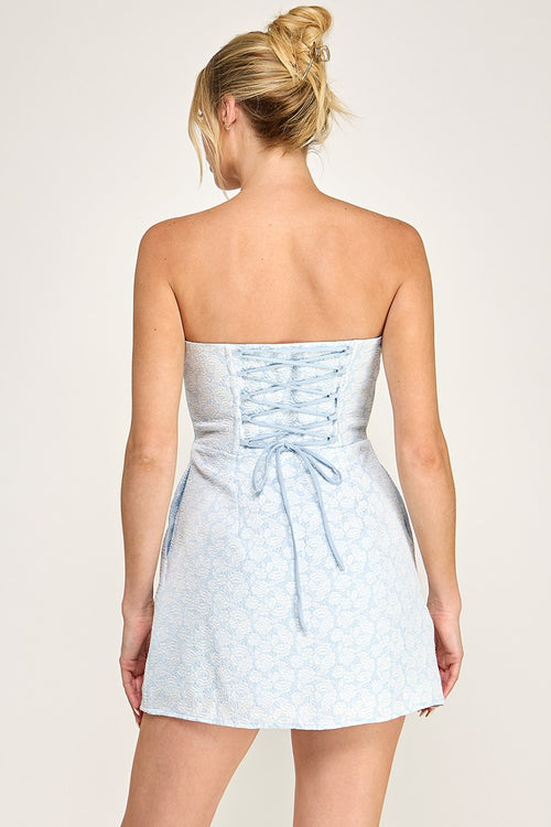 Something Blue Mini Dress