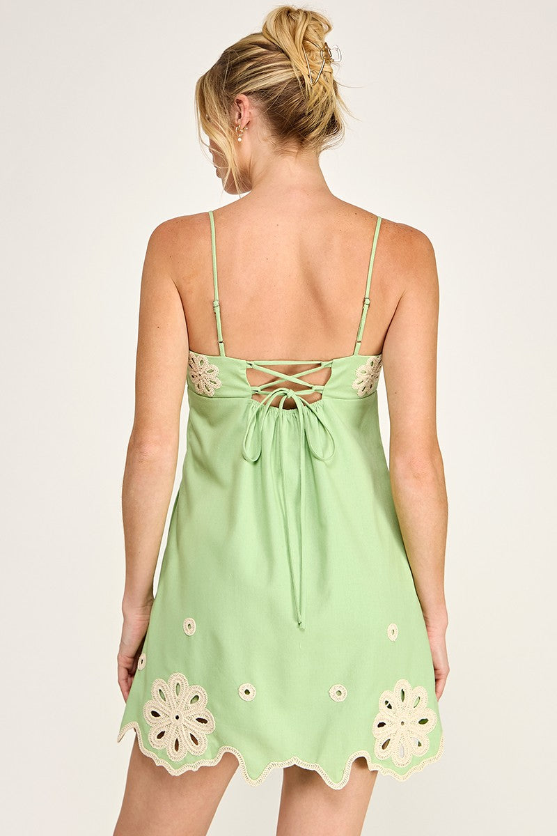 Pistachio Petal Dress